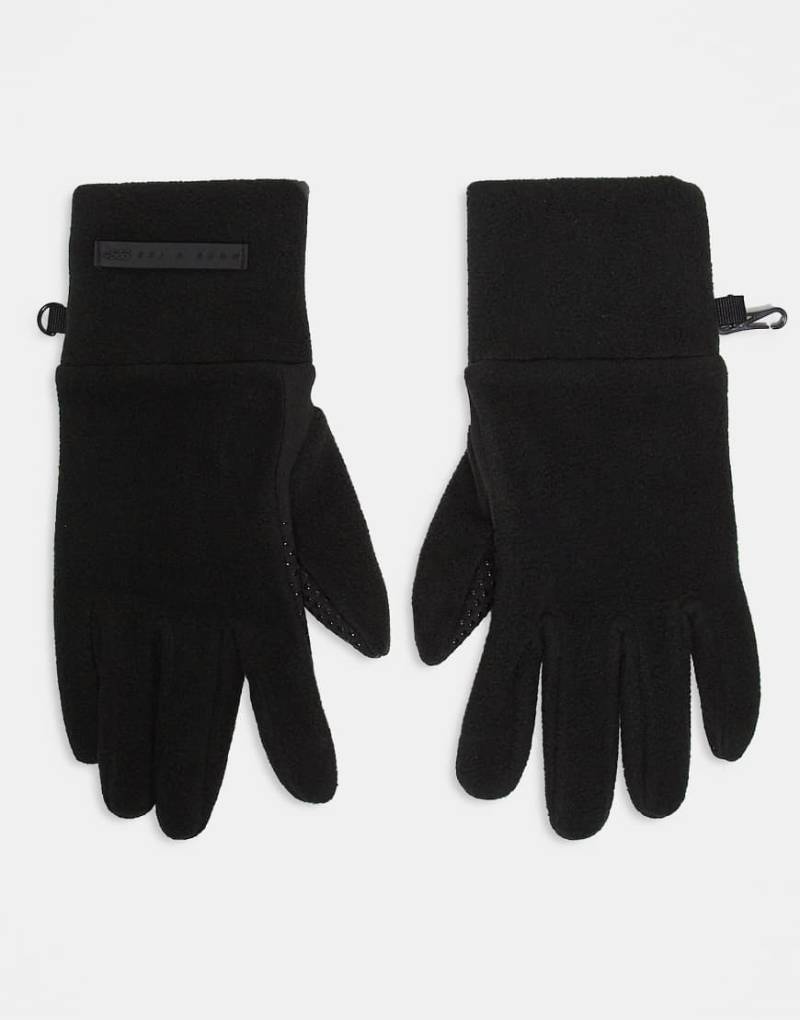 4505 - Ski - Thermo-Handschuhe aus Fleece in Schwarz mit Touchscreen von ASOS 4505 Ski & Snow