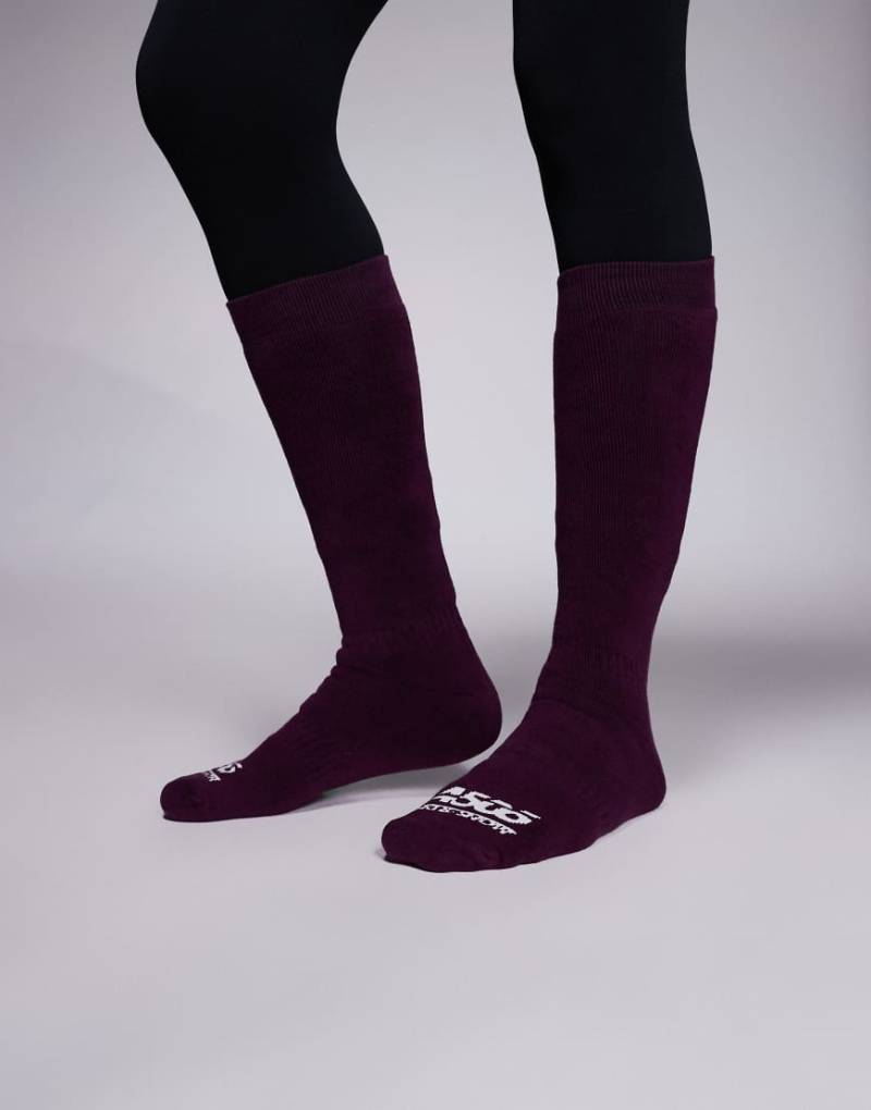 4505 - Ski - Thermo-Skisocken in Pflaume-Lila von ASOS 4505 Ski & Snow