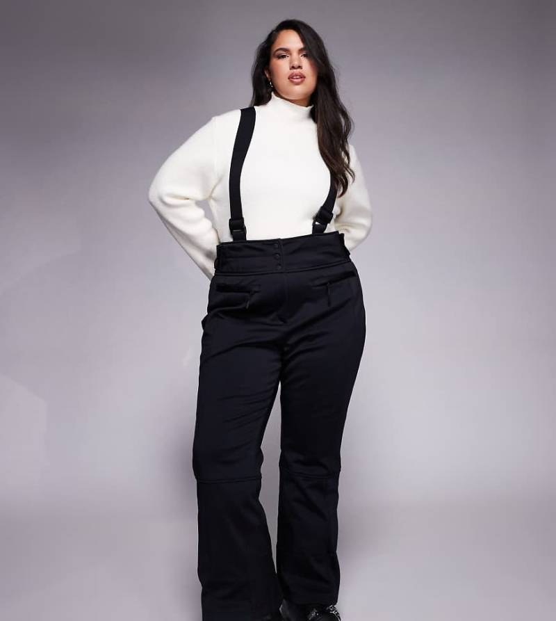 ASOS 4505 Curve - Ski - Wasserabweisende, ausgestellte Softshell-Skihose in Schwarz von ASOS 4505 Ski & Snow