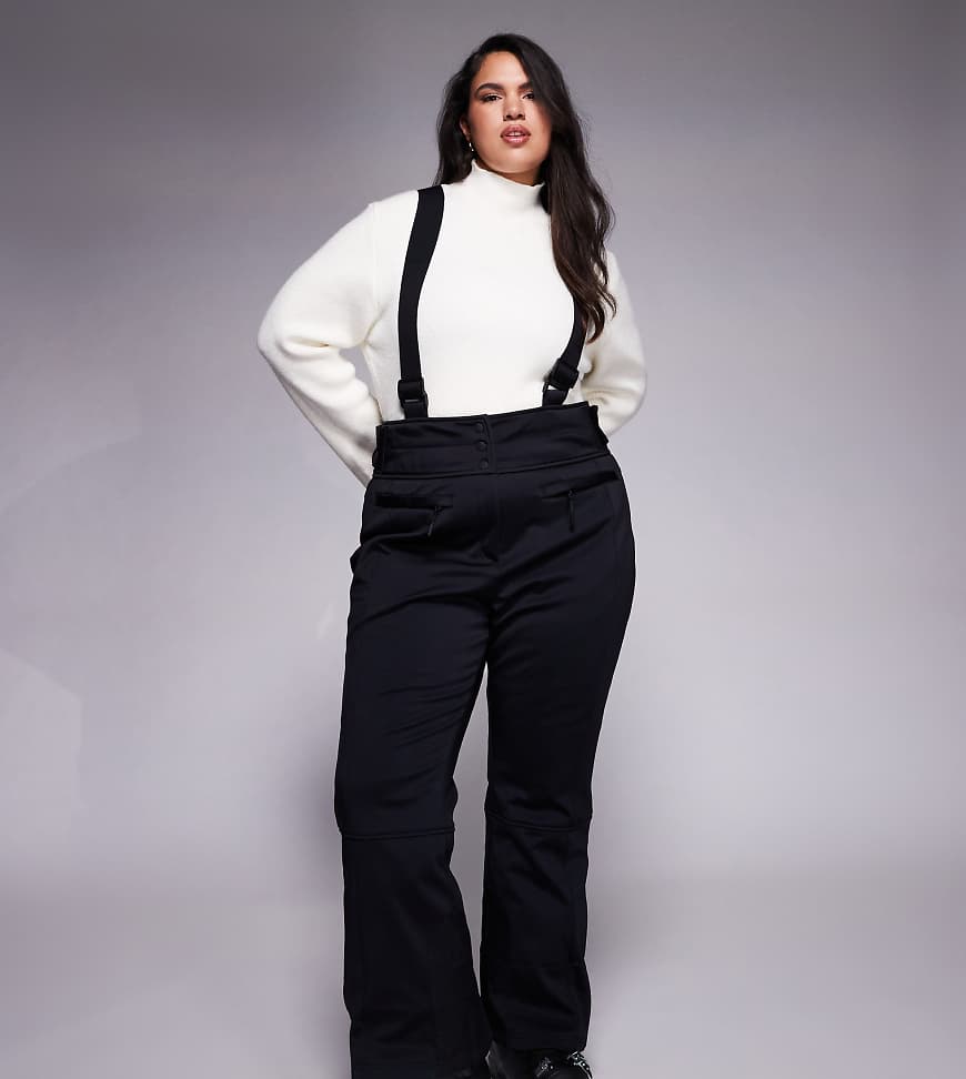 ASOS 4505 Curve - Ski - Wasserabweisende, ausgestellte Softshell-Skihose in Schwarz von ASOS 4505 Ski & Snow