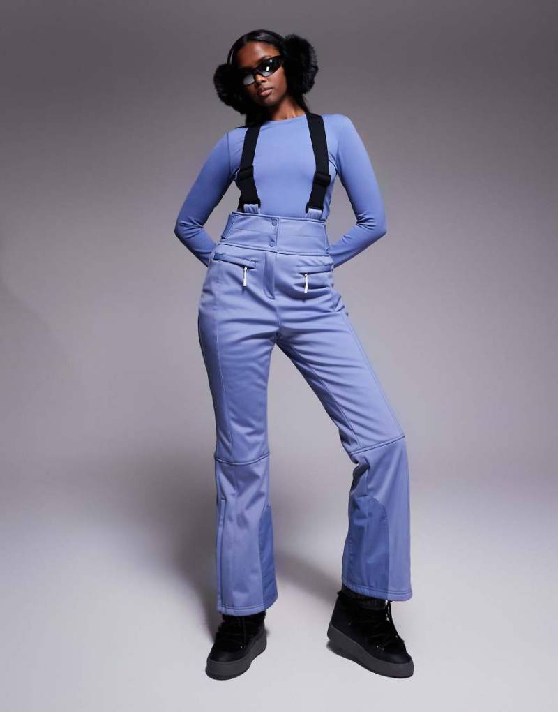 ASOS 4505 - Ski - Wasserabweisende, ausgestellte Softshell-Skihose in Kalkblau von ASOS 4505 Ski & Snow