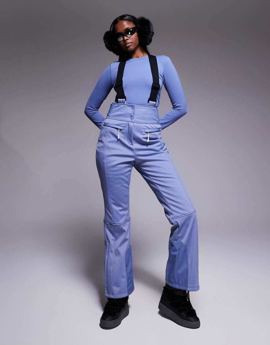 ASOS 4505 - Ski - Wasserabweisende, ausgestellte Softshell-Skihose in Kalkblau von ASOS 4505 Ski & Snow