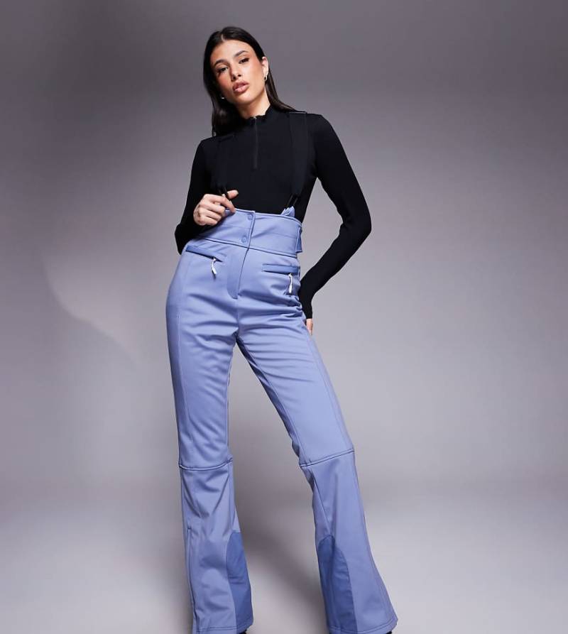 ASOS 4505 Tall - Ski - Wasserabweisende, ausgestellte Softshell-Skihose in Kalkblau von ASOS 4505 Ski & Snow