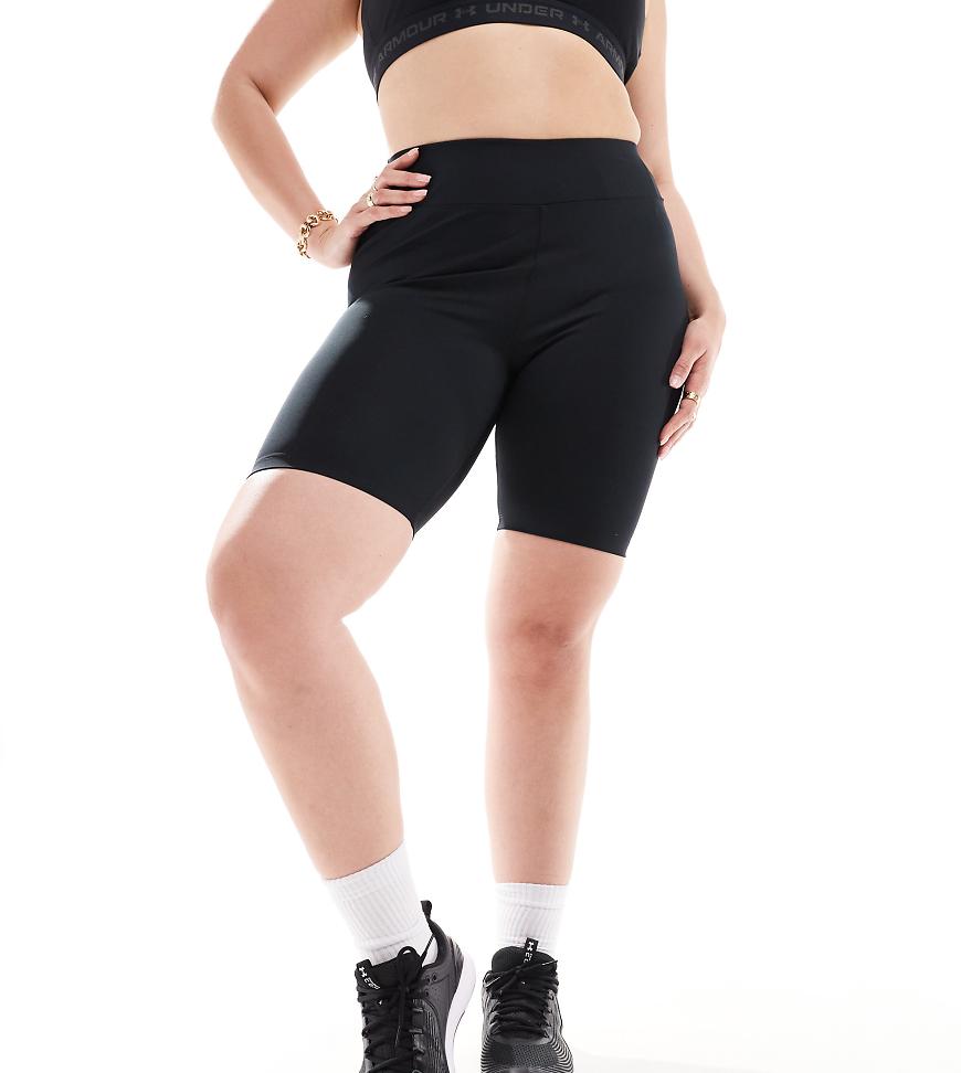 4505 Curve - Icon - Kurze Leggings aus Sportmaterial in Schwarz mit Po-formendem Detail und Markenlogo, 20 cm Schrittlänge von 4505