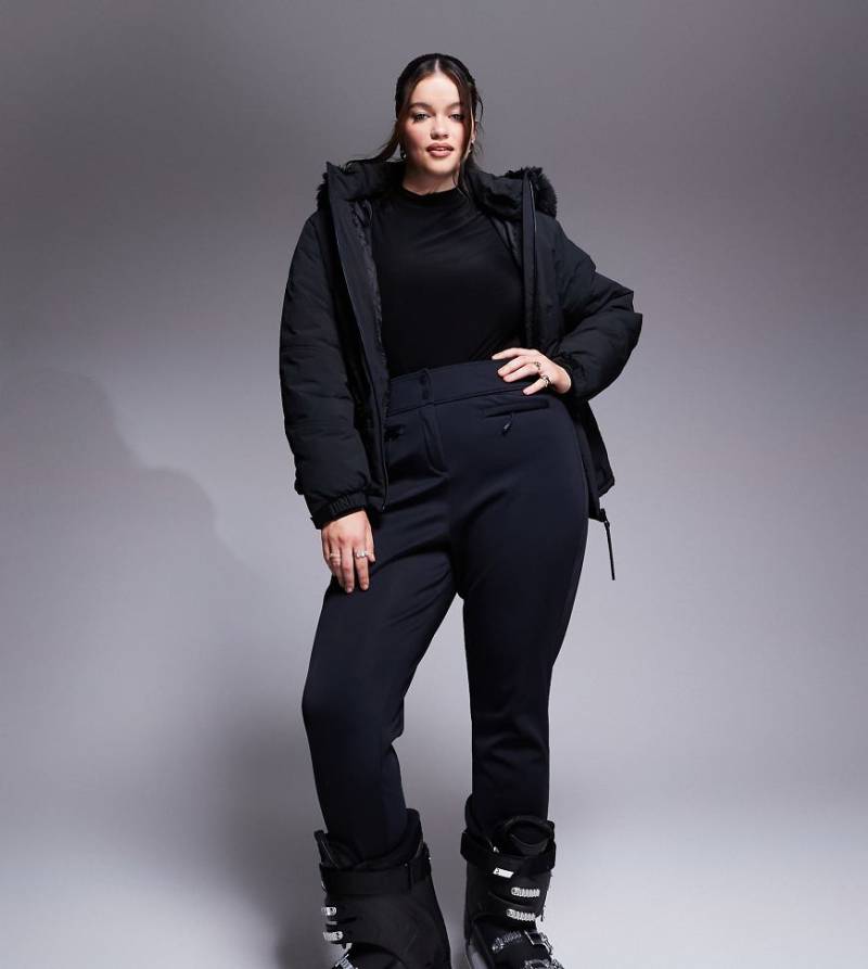 4505 Curve - Ski - Softshell-Skihose mit engem Schnitt in Schwarz von ASOS 4505 Ski & Snow