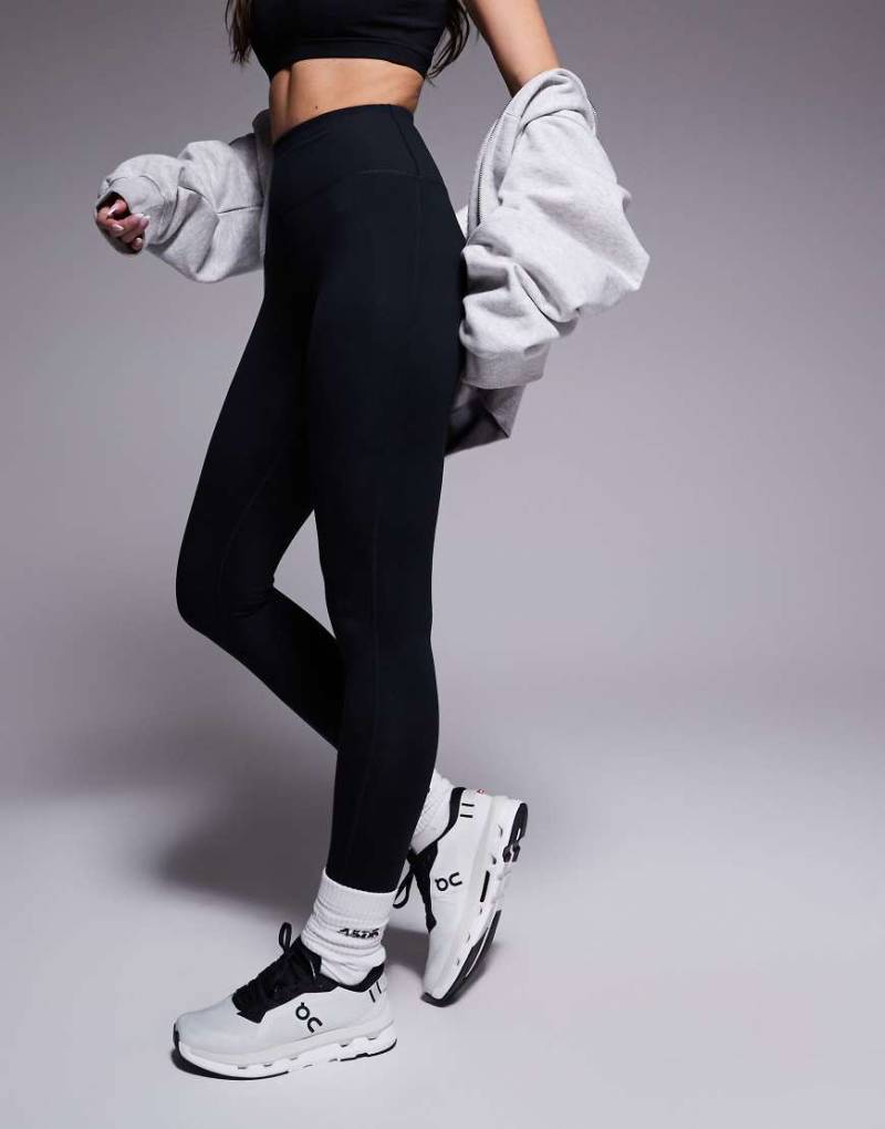 4505 Hourglass - Icon - Weiche Yoga-Leggings in Schwarz mit hohem Bund von 4505