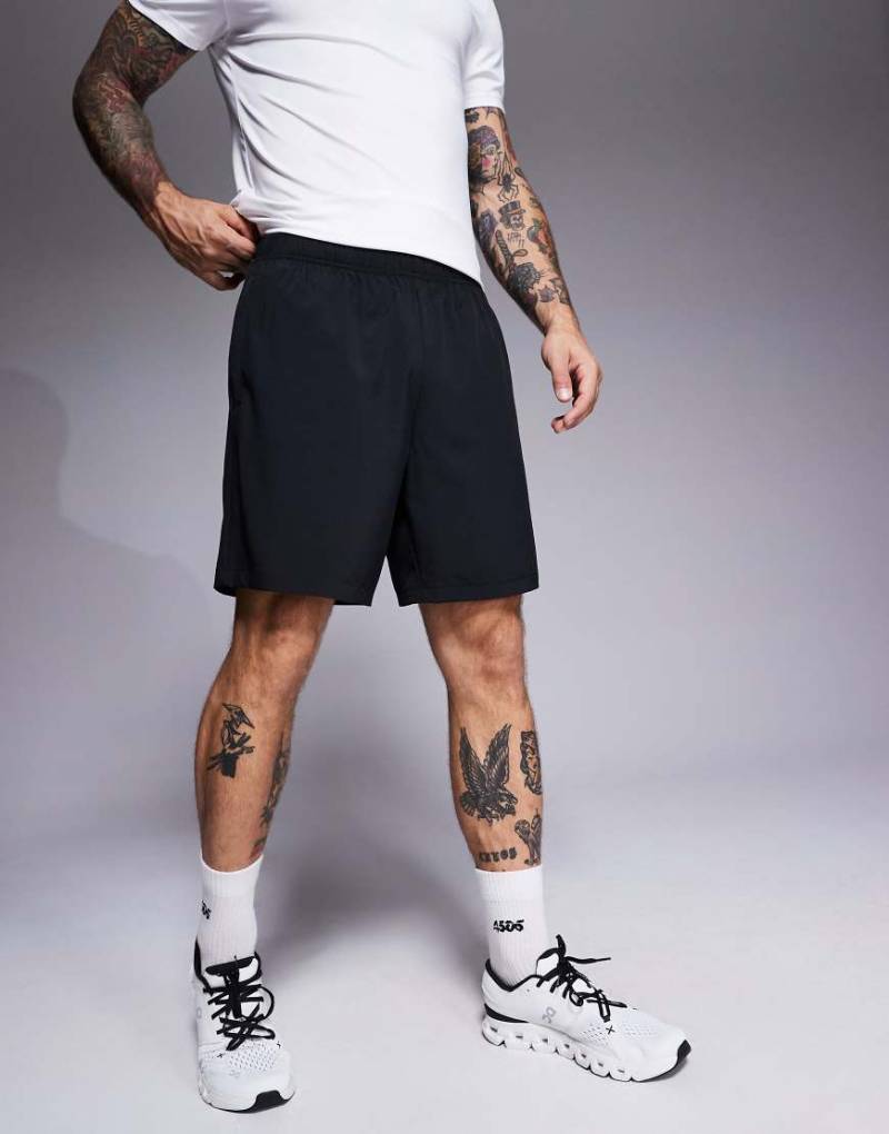 4505 - Icon 7 - Schnelltrocknende Trainingsshorts in Schwarz mit Reißverschlusstaschen von 4505