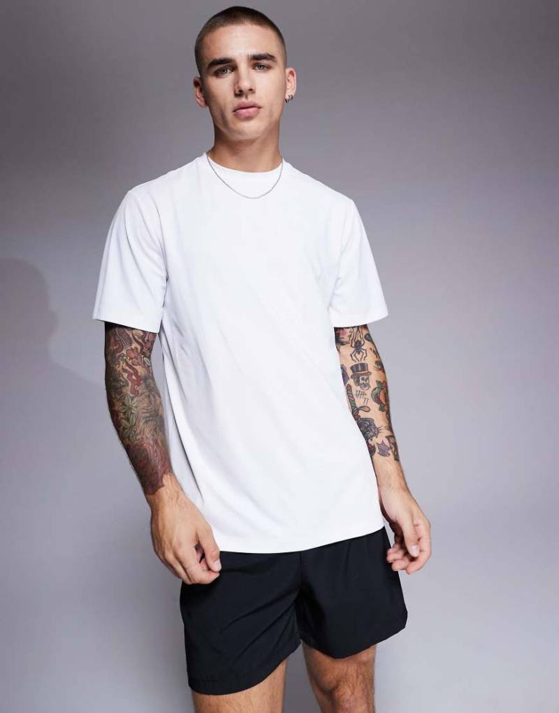 4505 - Icon - Sport-T-Shirt aus Quick-Dry-Material in Weiß von 4505