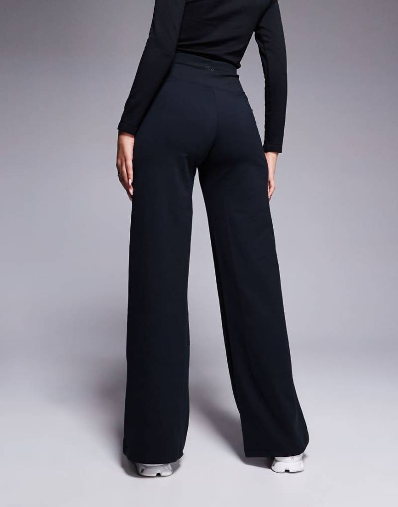 4505 - Icon - Weiche Tanzhose in Schwarz mit weitem Bein und hohem Bund von 4505