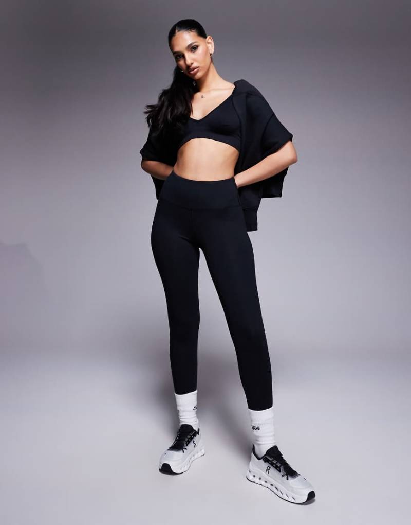 4505 - Icon - Weiche Yoga-Leggings in Schwarz von 4505
