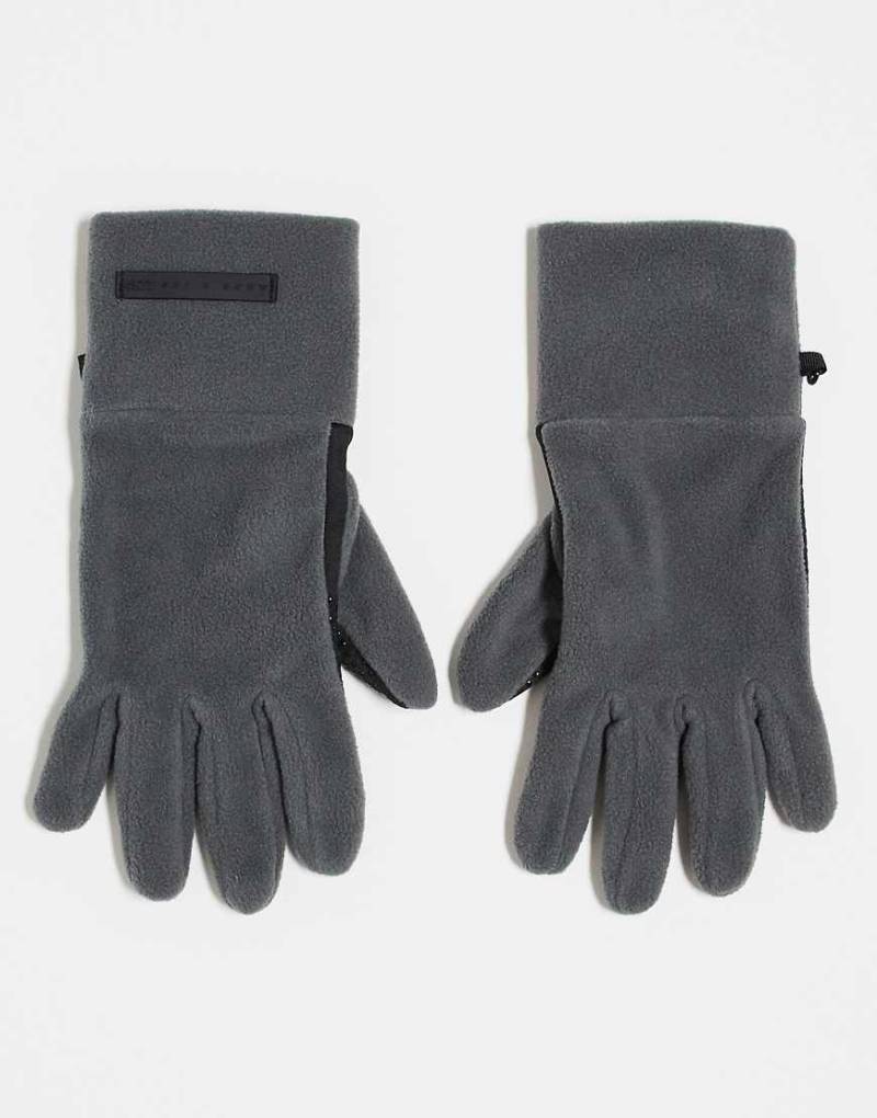 4505 - Isolierende Skihandschuhe aus Fleece in Grau mit griffigem Profil von ASOS 4505 Ski & Snow