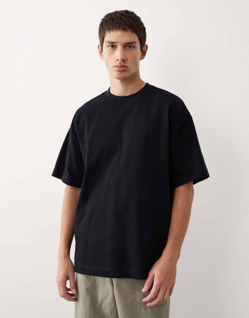 ASOS COLLECTIVE - AC-T-253 - Oversize-T-Shirt aus superschwerem Stoff in Schwarz ASOS COLLECTIVE - AC-T-253 - Oversize-T-Shirt aus superschwerem Stoff in Schwarz von ASOS COLLECTIVE