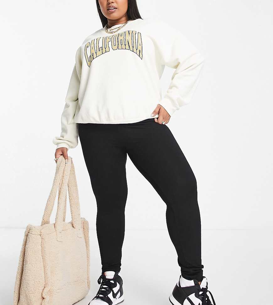 ASOS DESIGN Curve - Leggings in Schwarz ASOS DESIGN Curve - Leggings in Schwarz von ASOS Curve
