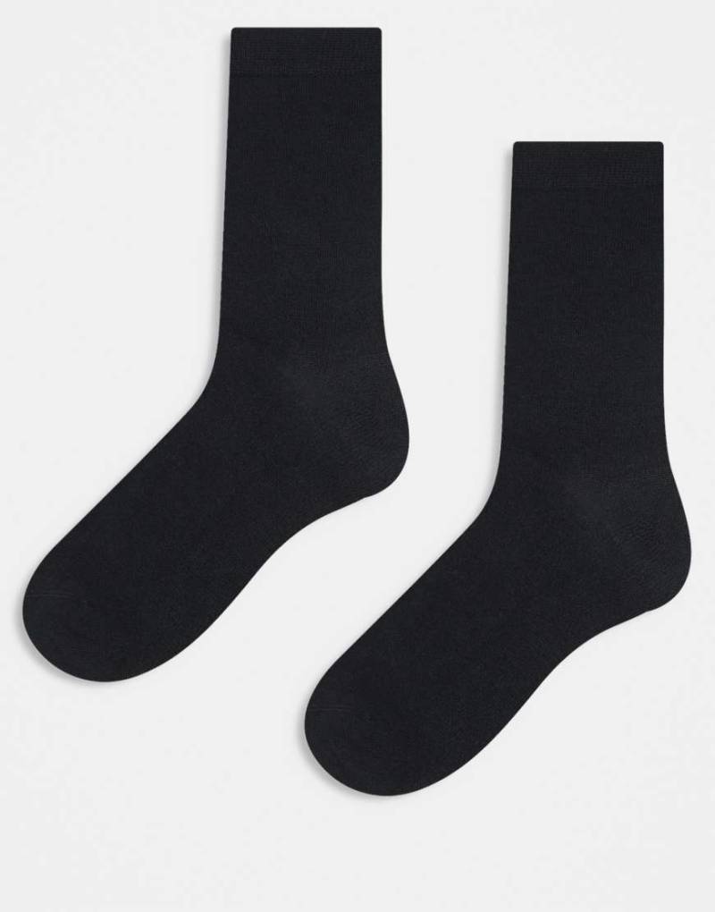 ASOS DESIGN - 2er-Pack elegante Socken aus Modal in Schwarz von ASOS DESIGN