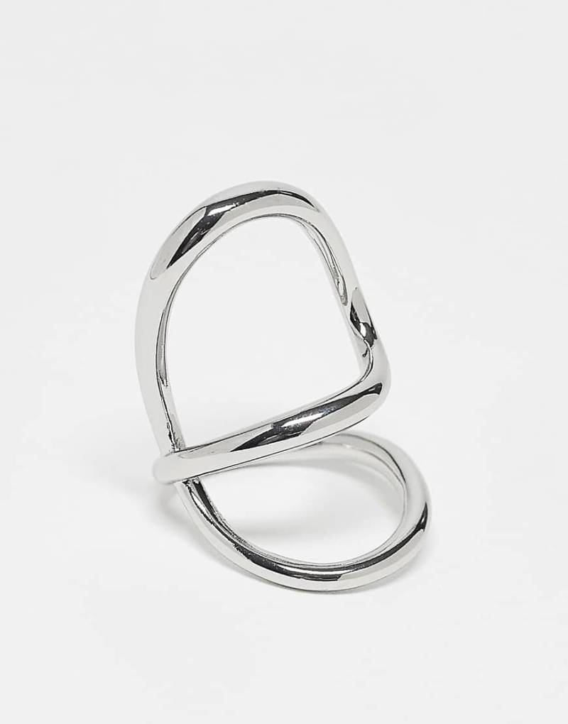 ASOS DESIGN - Abstrakter Ring in Silber mit minimalistischem Design ASOS DESIGN - Abstrakter Ring in Silber mit minimalistischem Design von ASOS DESIGN