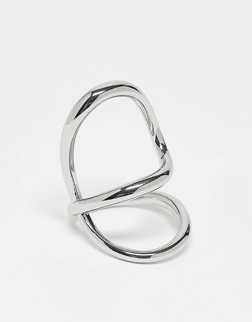 ASOS DESIGN - Abstrakter Ring in Silber mit minimalistischem Design ASOS DESIGN - Abstrakter Ring in Silber mit minimalistischem Design von ASOS DESIGN