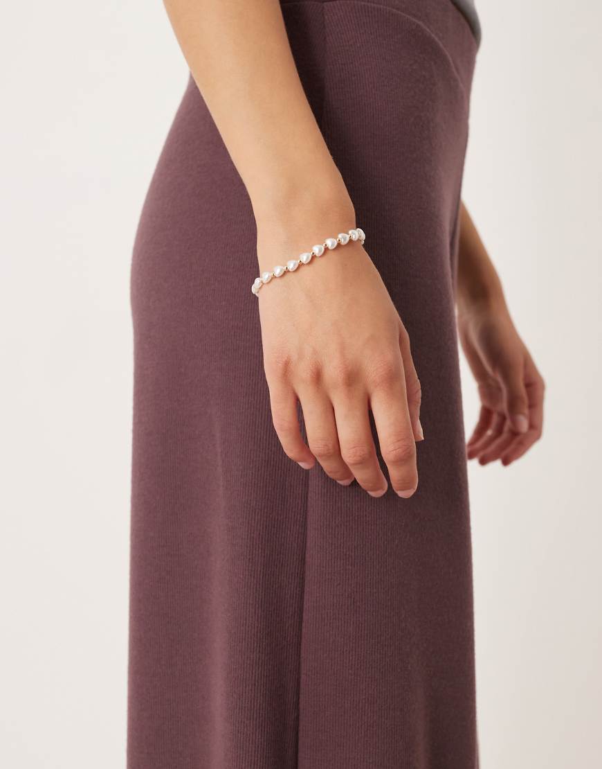 ASOS DESIGN - Armband aus Kunstperlen-Bunt von ASOS DESIGN