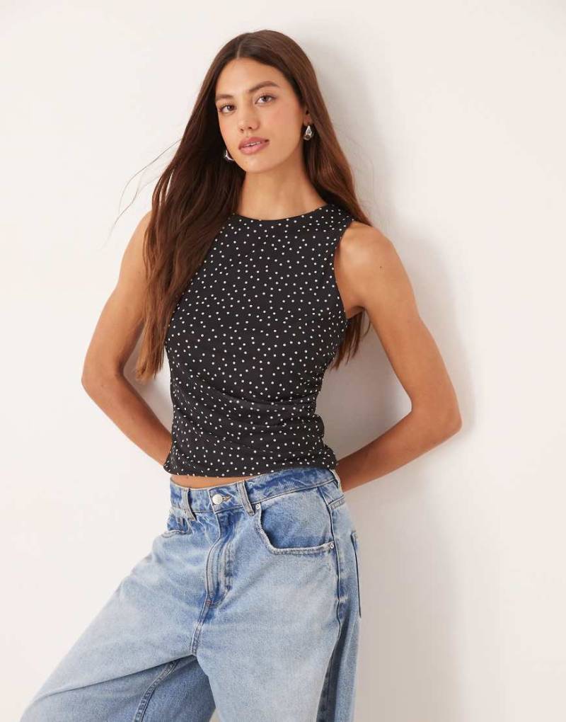 ASOS DESIGN - Tanktop mit Punktmuster-Bunt von ASOS DESIGN