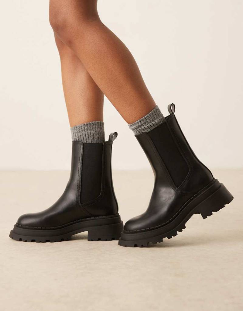 ASOS DESIGN - Austin - Robuste Chelsea-Stiefel in Schwarz von ASOS DESIGN