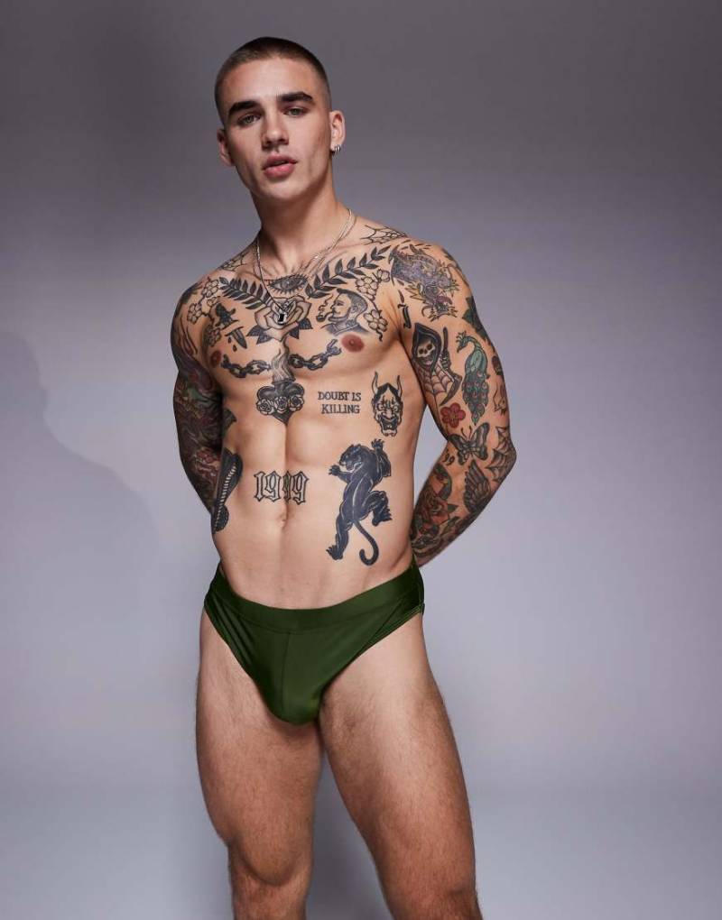 ASOS DESIGN - Badehosen in Grün von ASOS DESIGN