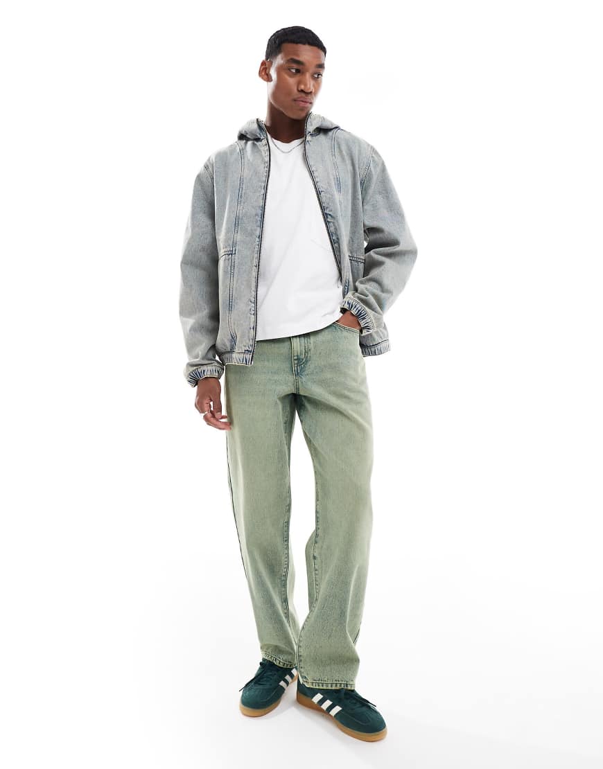 ASOS DESIGN - Baggy-Jeans in hellblauer Waschung mit Vintage-Tönung ASOS DESIGN - Baggy-Jeans in hellblauer Waschung mit Vintage-Tönung von ASOS DESIGN