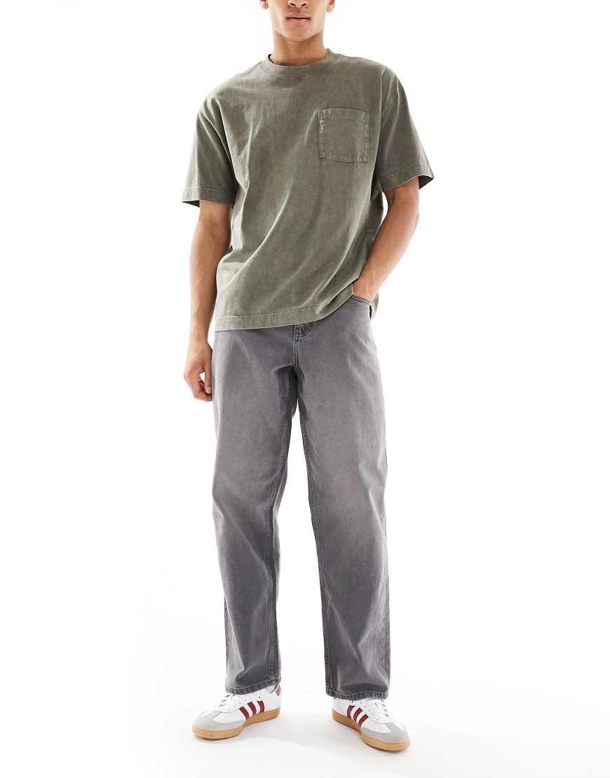 ASOS DESIGN - Baggy-Jeans in verwaschenem Grau ASOS DESIGN - Baggy-Jeans in verwaschenem Grau von ASOS DESIGN