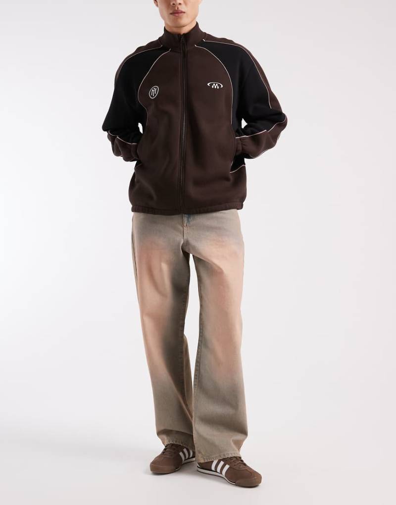 ASOS DESIGN - Baggy-Jeans in verwaschenem Rosa von ASOS DESIGN