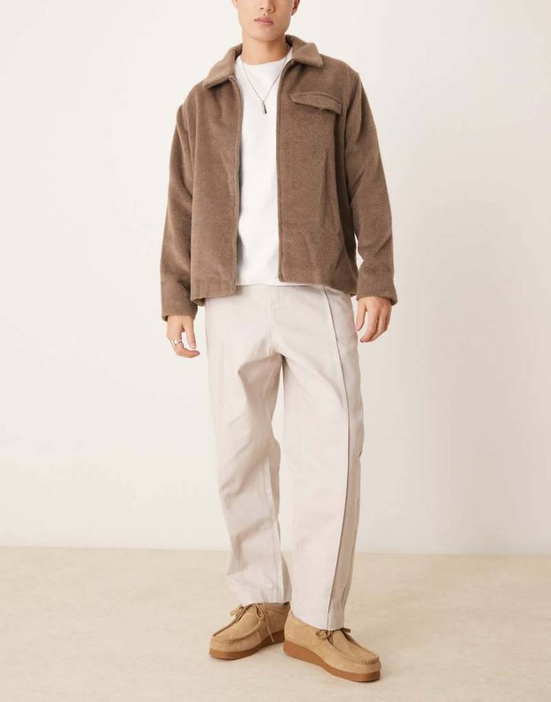 ASOS DESIGN - Ballonhose in Grau mit Biesen von ASOS DESIGN