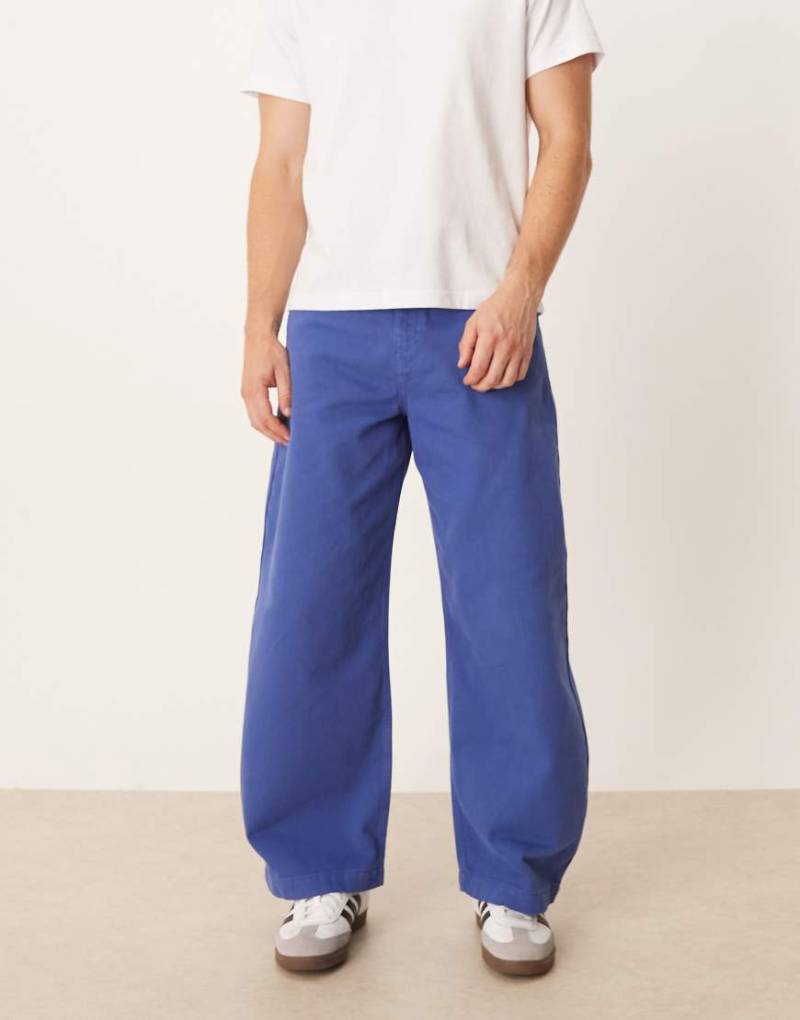 ASOS DESIGN - Barrel-Hose in Blau von ASOS DESIGN