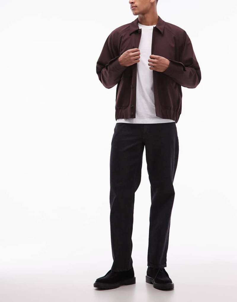 ASOS DESIGN - Straight Jeans in Schwarz von ASOS DESIGN