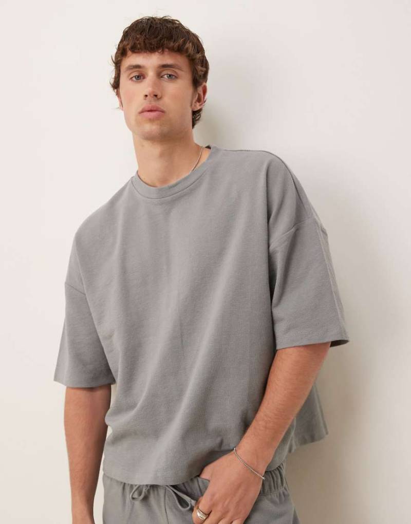 ASOS DESIGN - Boxy Fit Oversize-T-Shirt in Hellgrün, Kombiteil von ASOS DESIGN