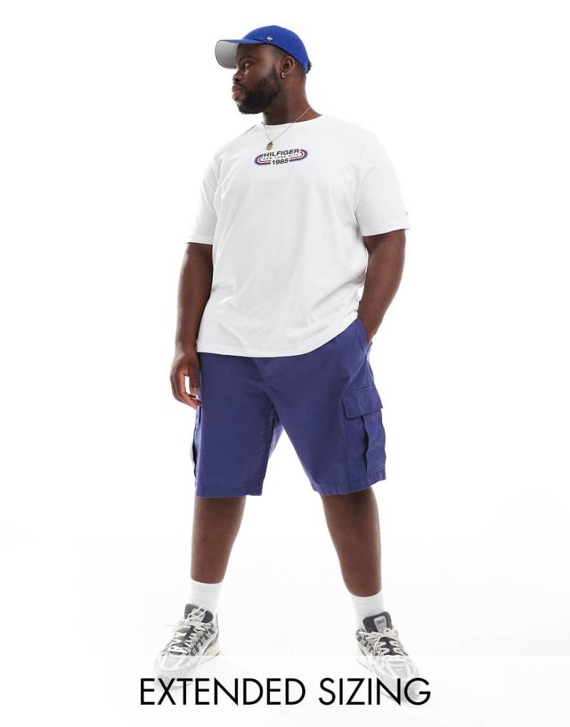 ASOS DESIGN - Cargoshorts in Blau von ASOS DESIGN