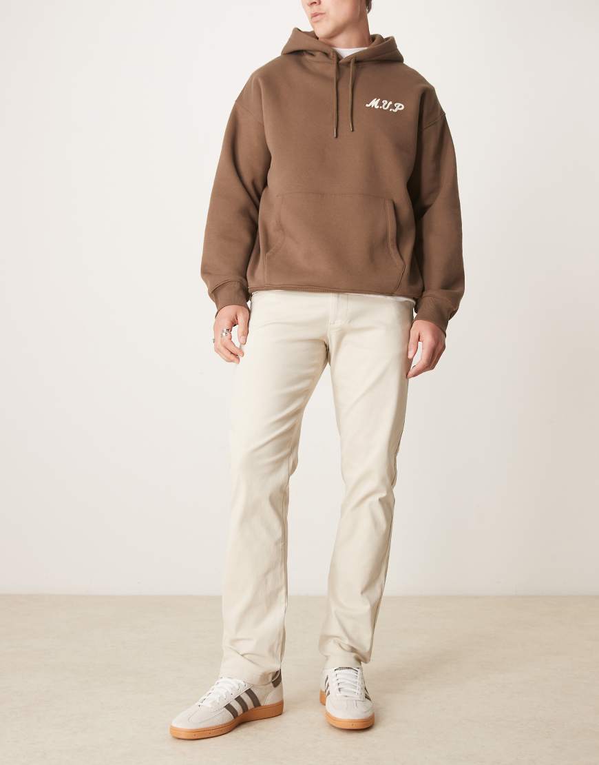 ASOS DESIGN - Schmale Chinohose in Stone-Neutral ASOS DESIGN - Schmale Chinohose in Stone-Neutral von ASOS DESIGN
