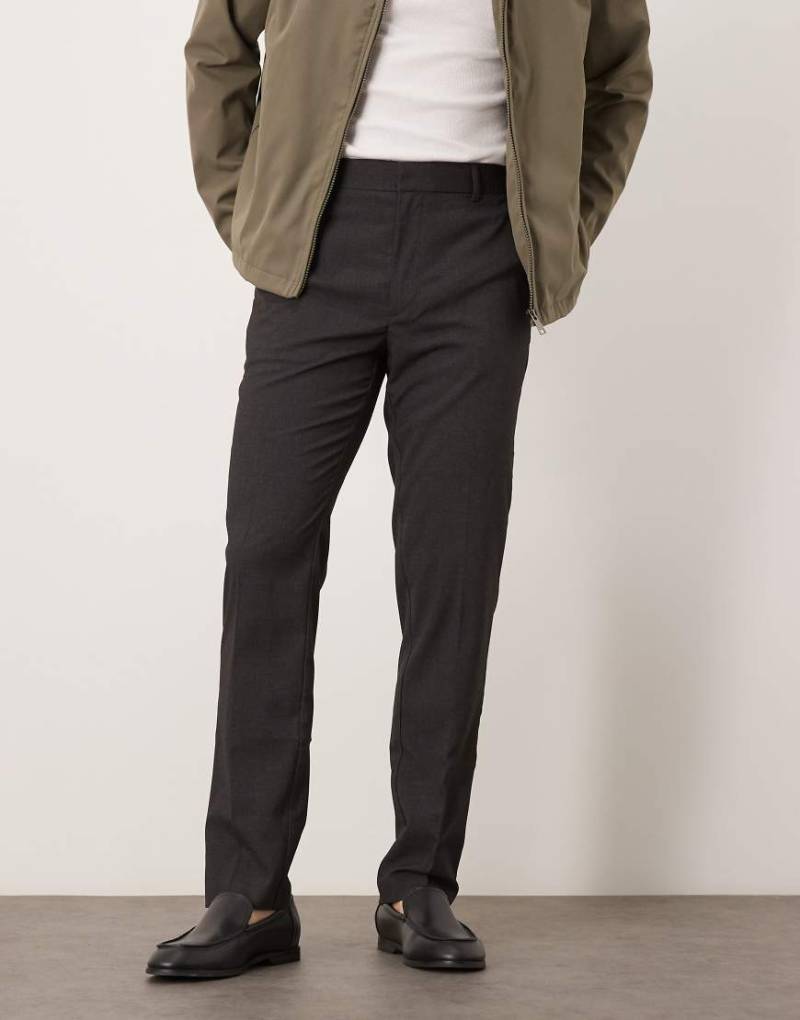 ASOS DESIGN - Elegante Hose in Schwarz mit engem Schnitt von ASOS DESIGN