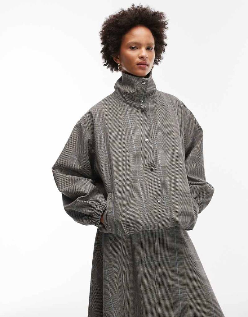 ASOS DESIGN - Elegante Jacke mit Stehkragen und verschiedenen Karomustern-Bunt ASOS DESIGN - Elegante Jacke mit Stehkragen und verschiedenen Karomustern-Bunt von ASOS DESIGN