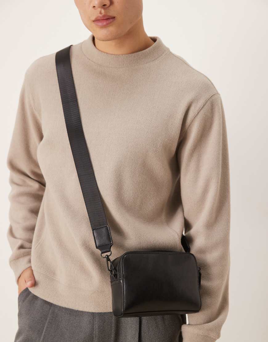 ASOS DESIGN - Elegante Umhängetasche in Schwarz von ASOS DESIGN