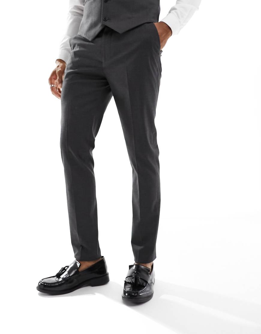 ASOS DESIGN - Enge Anzughose in Anthrazit-Grau ASOS DESIGN - Enge Anzughose in Anthrazit-Grau von ASOS DESIGN
