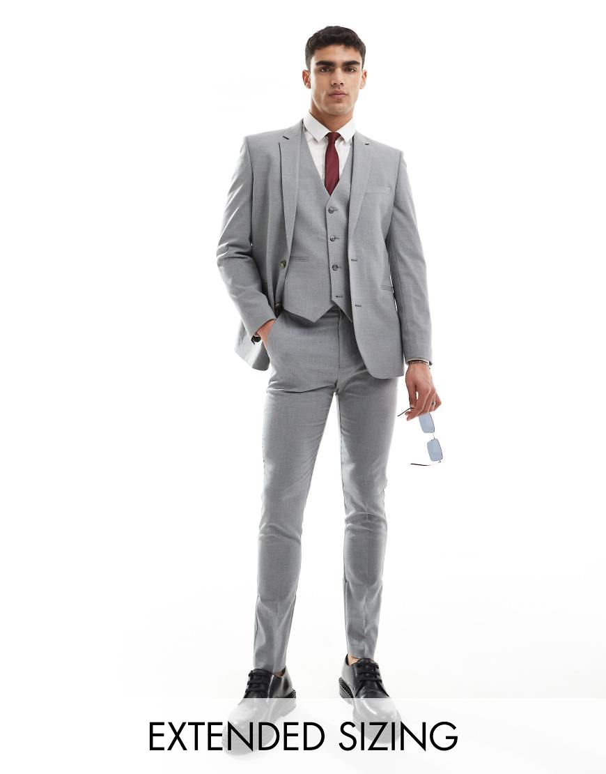 ASOS DESIGN - Enge Anzughose in Grau ASOS DESIGN - Enge Anzughose in Grau von ASOS DESIGN