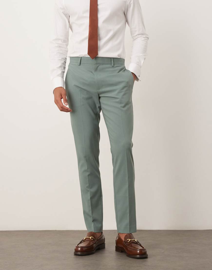 ASOS DESIGN - Enge Anzughose in Grün ASOS DESIGN - Enge Anzughose in Grün von ASOS DESIGN