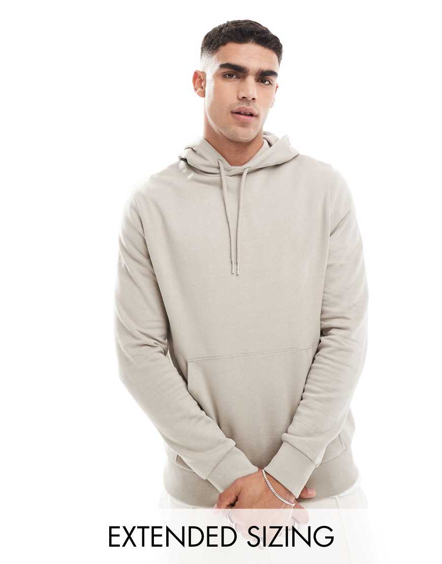 ASOS DESIGN - Essential - Kapuzenpullover in Beige-Neutral ASOS DESIGN - Essential - Kapuzenpullover in Beige-Neutral von ASOS DESIGN