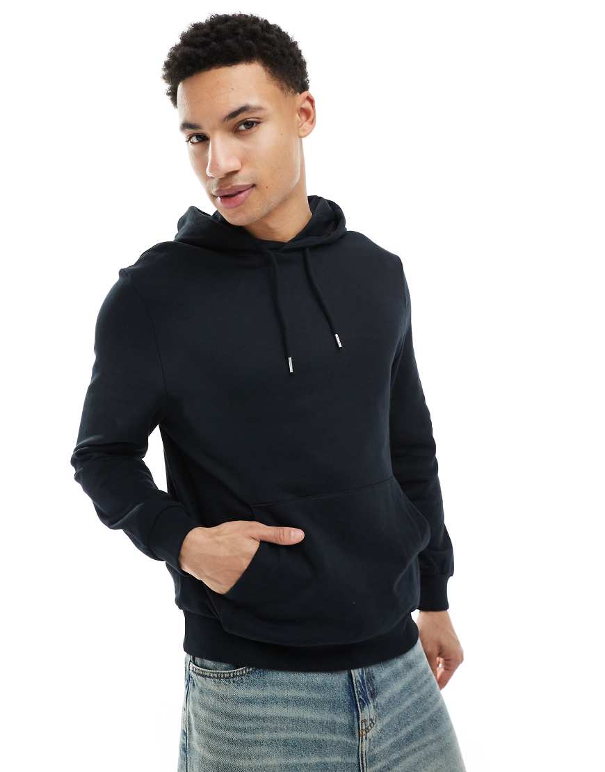 ASOS DESIGN - Essential - Kapuzenpullover in Schwarz ASOS DESIGN - Essential - Kapuzenpullover in Schwarz von ASOS DESIGN