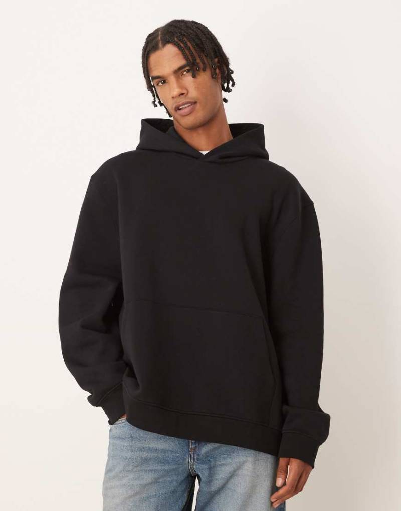 ASOS DESIGN - Essentials - Kapuzenpullover in Schwarz von ASOS DESIGN