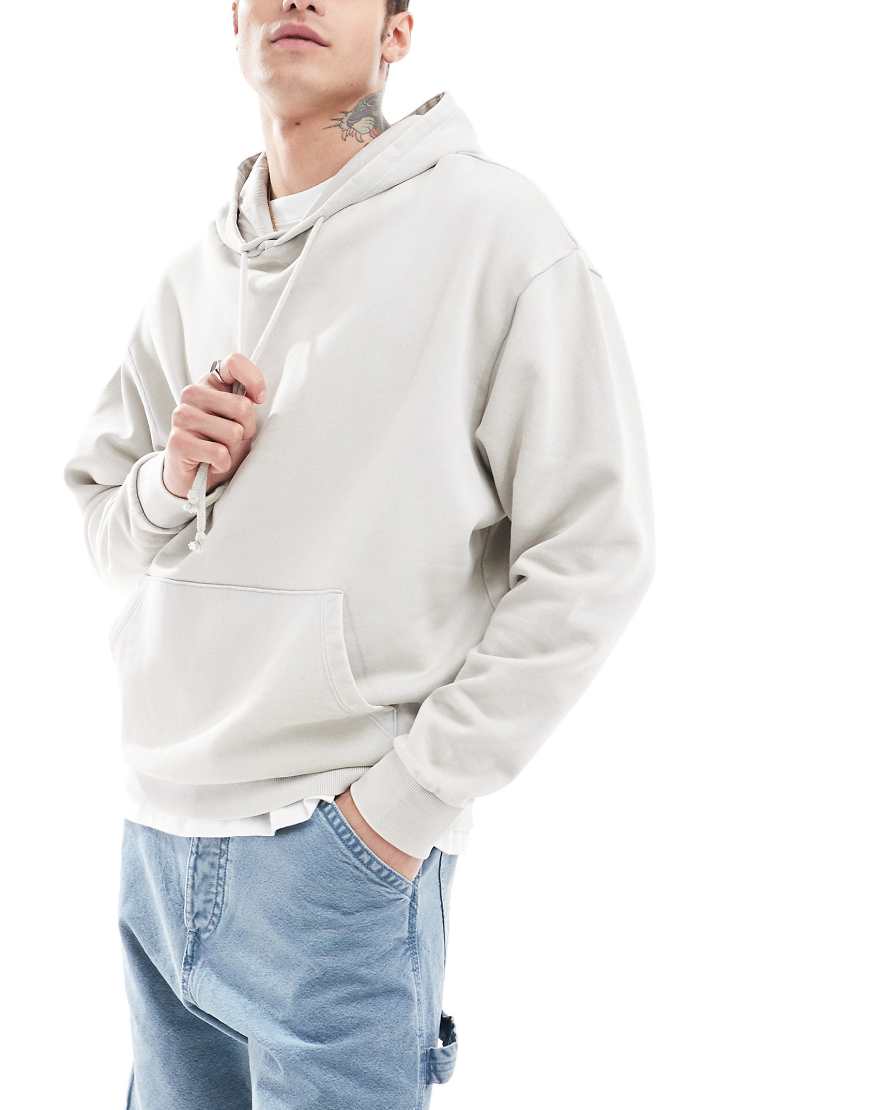 ASOS DESIGN - Essential - Oversize-Kapuzenpullover mit Acid-Waschung in Grau ASOS DESIGN - Essential - Oversize-Kapuzenpullover mit Acid-Waschung in Grau von ASOS DESIGN