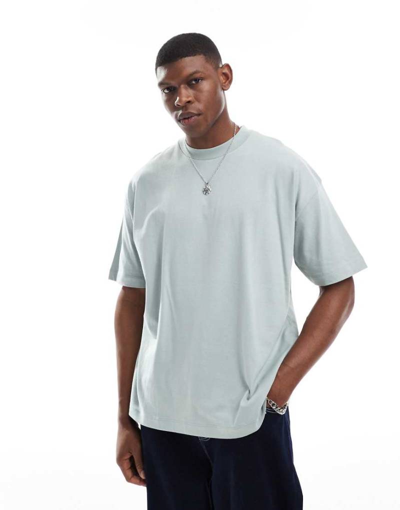 ASOS DESIGN - Essential - Oversize-T-Shirt in Salbeigrün von ASOS DESIGN