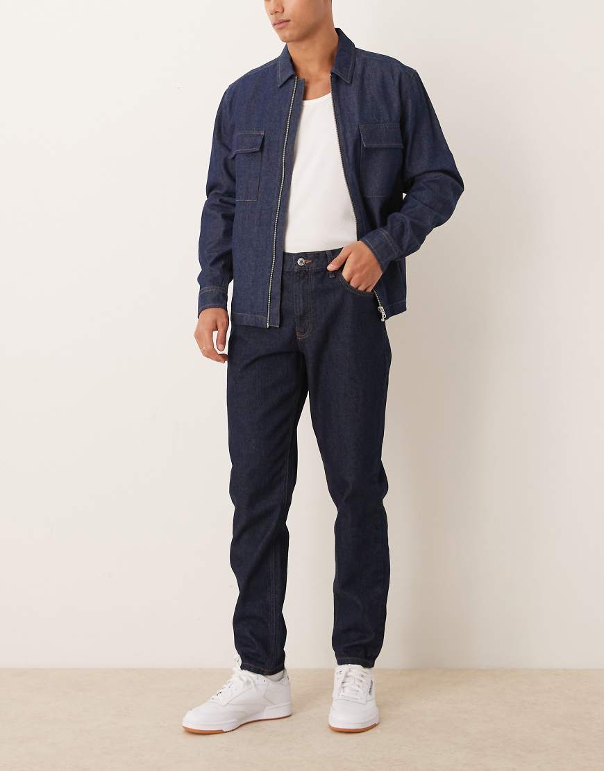 ASOS DESIGN - Klassische, feste Jeans in Indigoblau ASOS DESIGN - Klassische, feste Jeans in Indigoblau von ASOS DESIGN