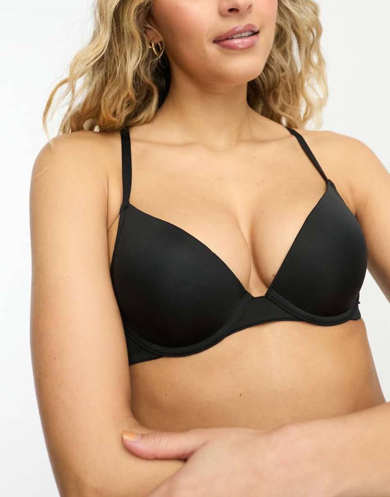ASOS DESIGN - Geformter Push-up-BH in Schwarz von ASOS DESIGN