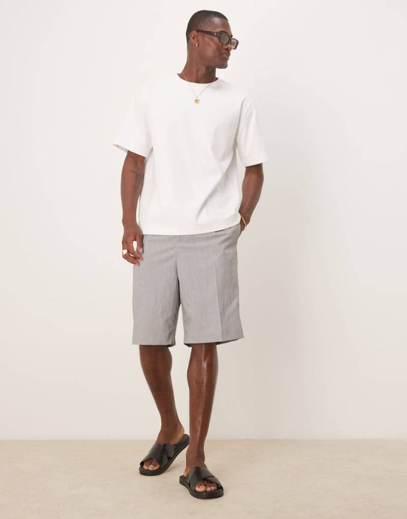 ASOS DESIGN - Gerade geschnittene, elegante Shorts in Grün von ASOS DESIGN