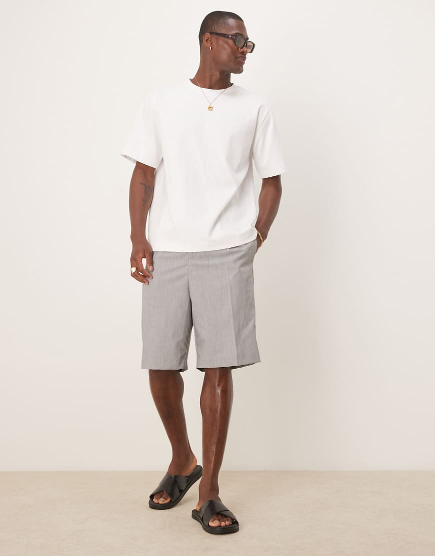 ASOS DESIGN - Gerade geschnittene, elegante Shorts in Grün von ASOS DESIGN