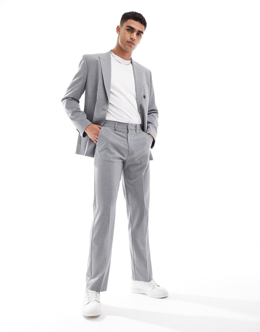 ASOS DESIGN - Gerade geschnittene Anzughose in Grau ASOS DESIGN - Gerade geschnittene Anzughose in Grau von ASOS DESIGN