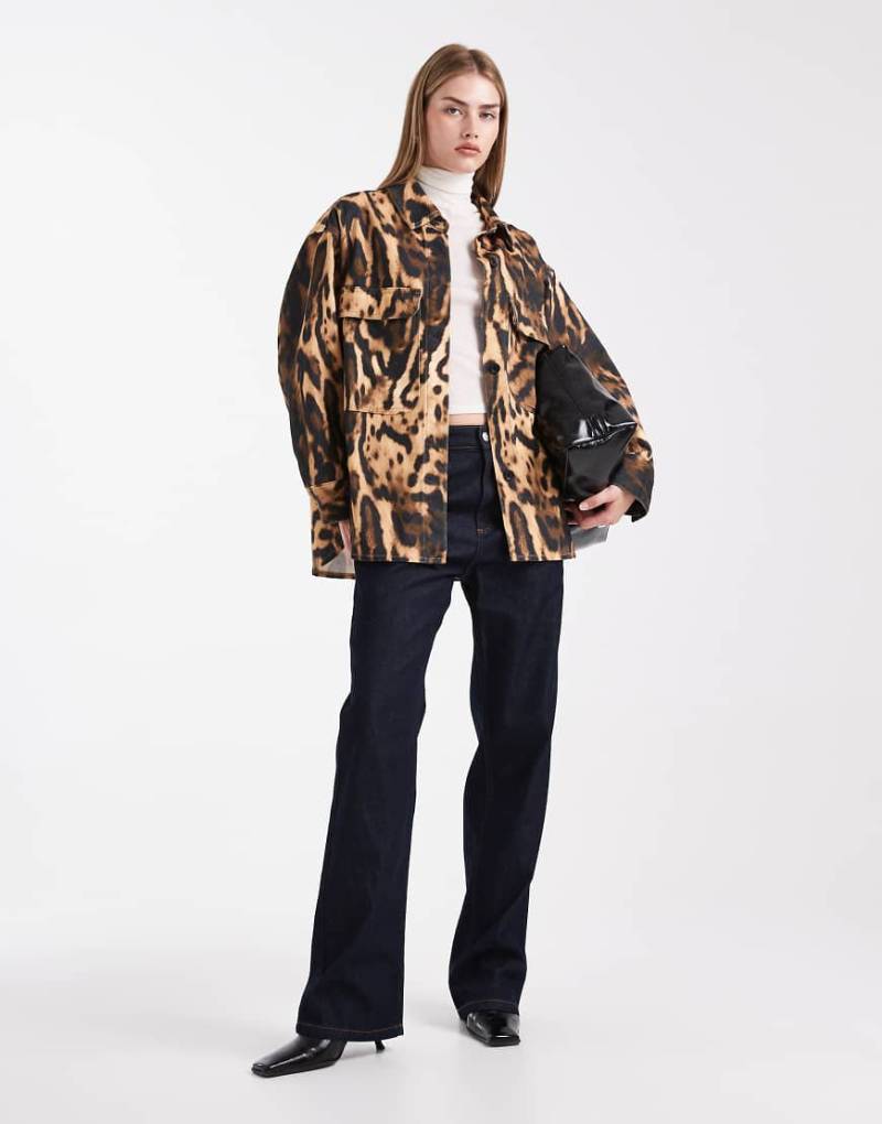 ASOS DESIGN - Gerade geschnittene Jeans in Indigoblau im 90er-Stil mit gestauchtem Bein-Marineblau von ASOS DESIGN